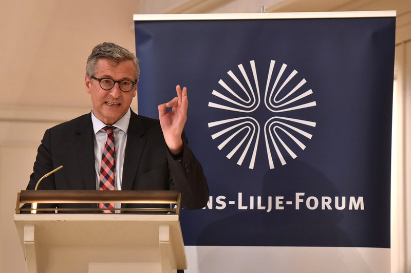 Ministerialdirigent Dr. Bernhard Felmberg auf dem Hanns-Lilje Forum in Hannover Foto: Hanns-Lilje-Stiftung / Jens Schulze