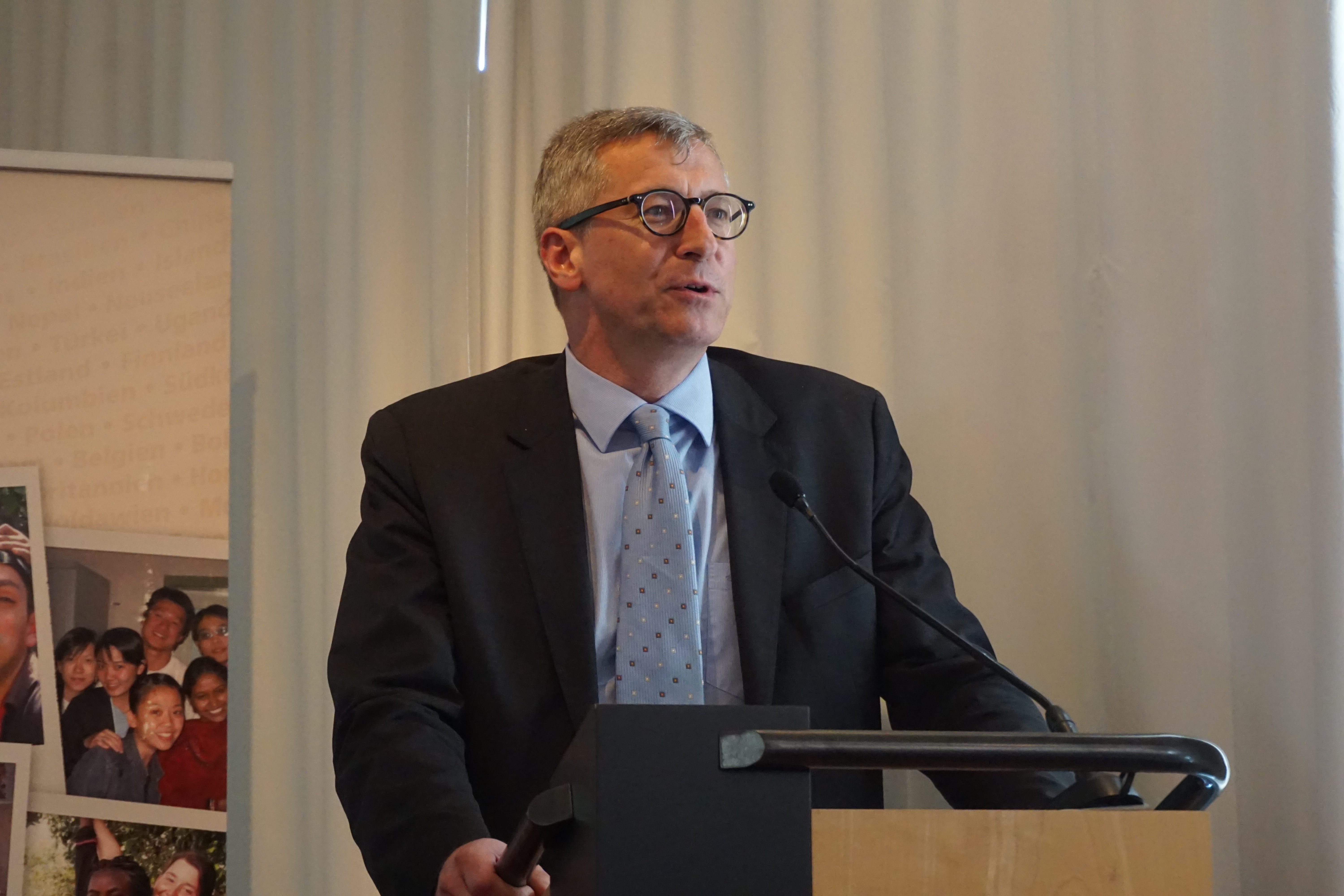 Ministerialdirigent Dr. Bernhard Felmberg auf der weltwärts-Partnerkonferenz in Berlin, Mai 2016
